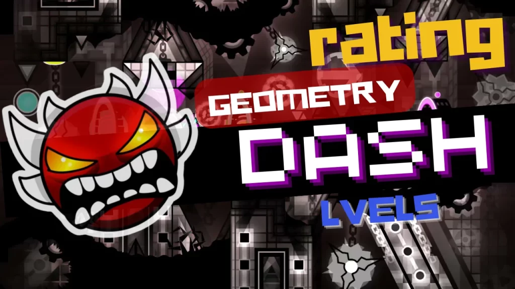 geometry dash rate standard with different levels