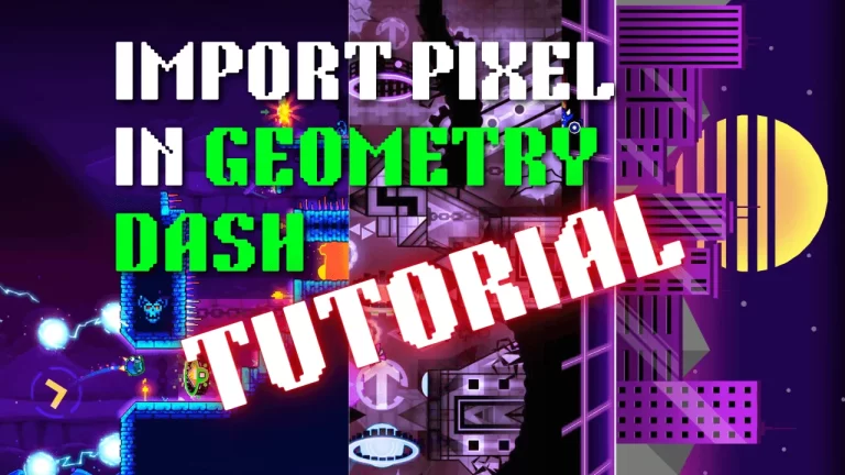 How To Import Pixel Art In Geometry Dash